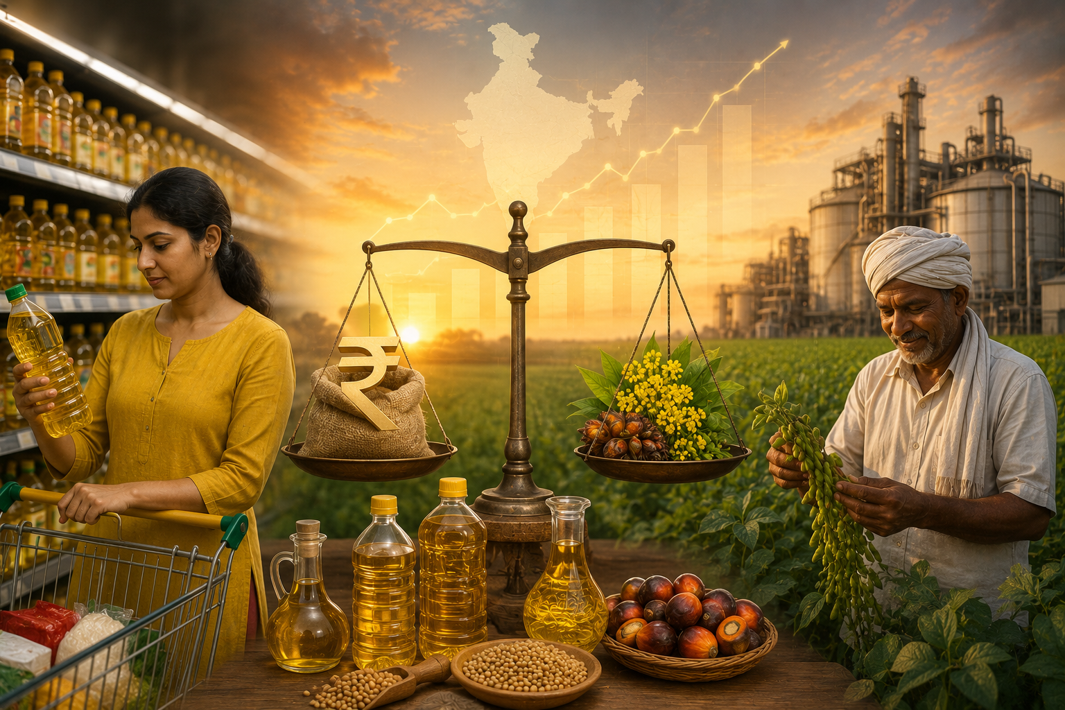 Edible Oil Duty Revisions: How India Balances Consumer Inflation and Farm Returns